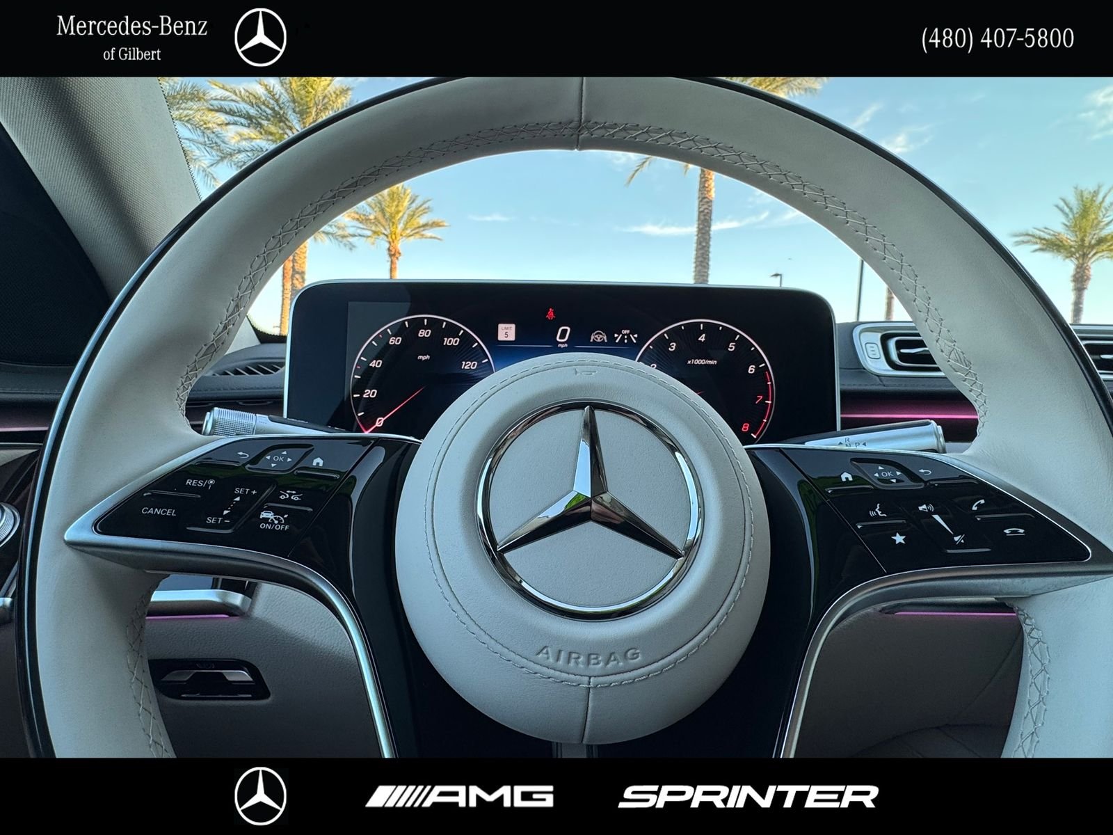 Certified Used 2026 White Mercedes-Benz S 580 image 32