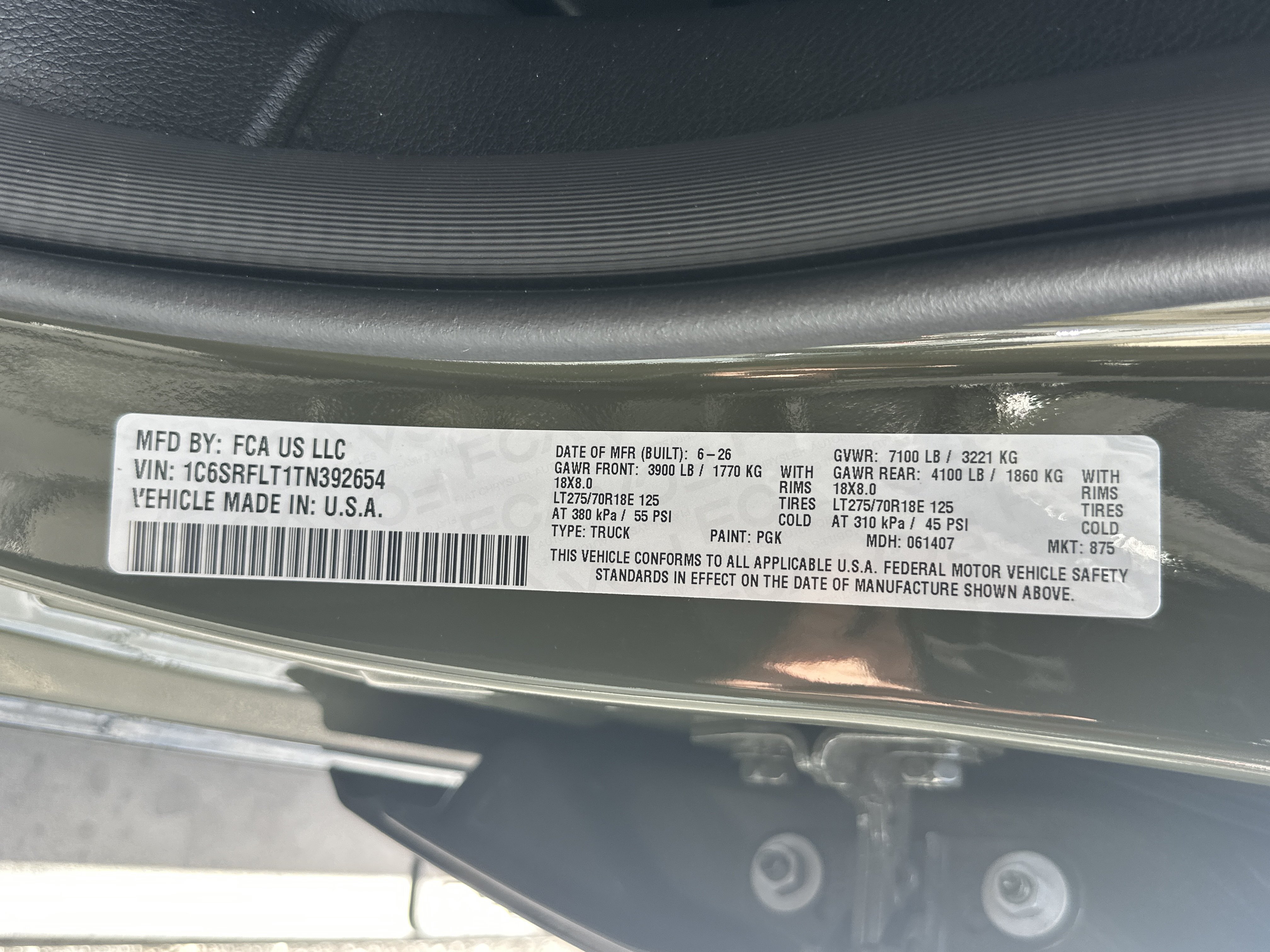 New 2026 Tank Exterior Paint RAM Rebel image 29