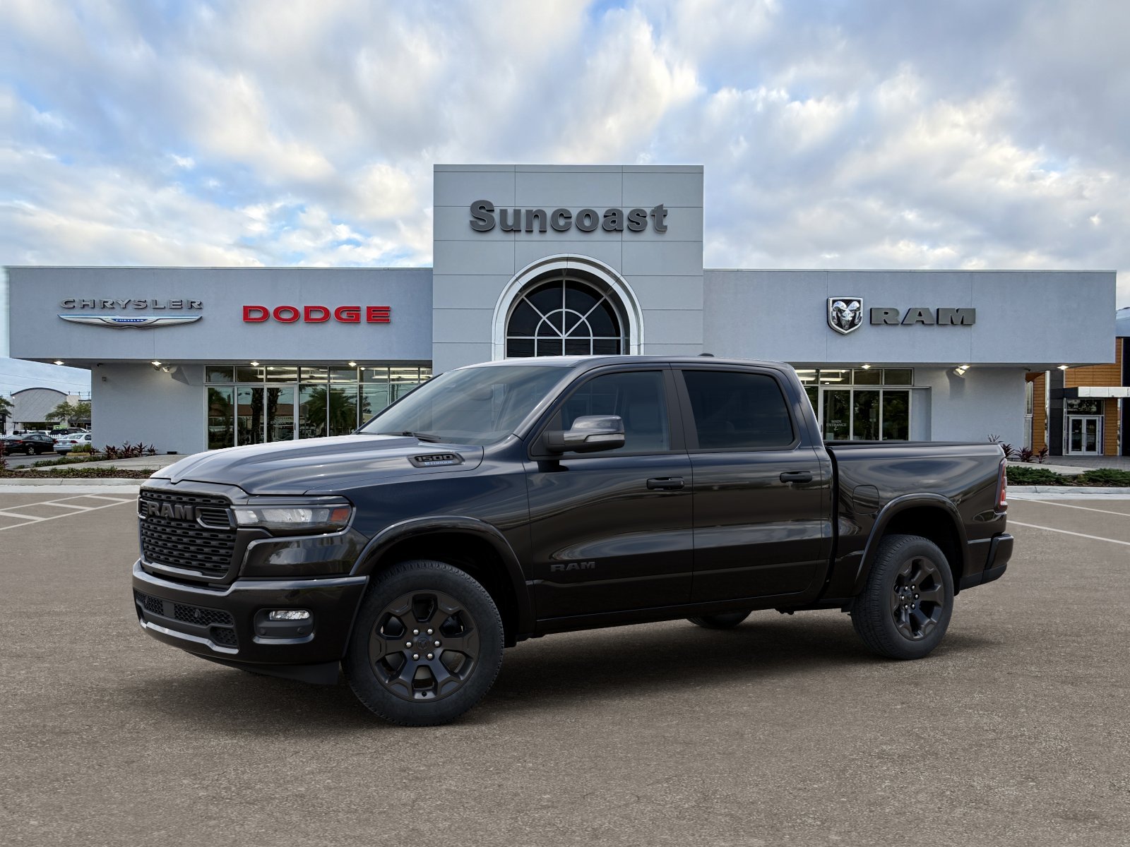 New 2026 Diamond Black Crystal Pearl-Coat Exterior Paint RAM BIG HORN image 7