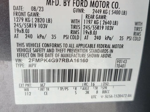 Certified Used 2024 Gray Ford SE image 31