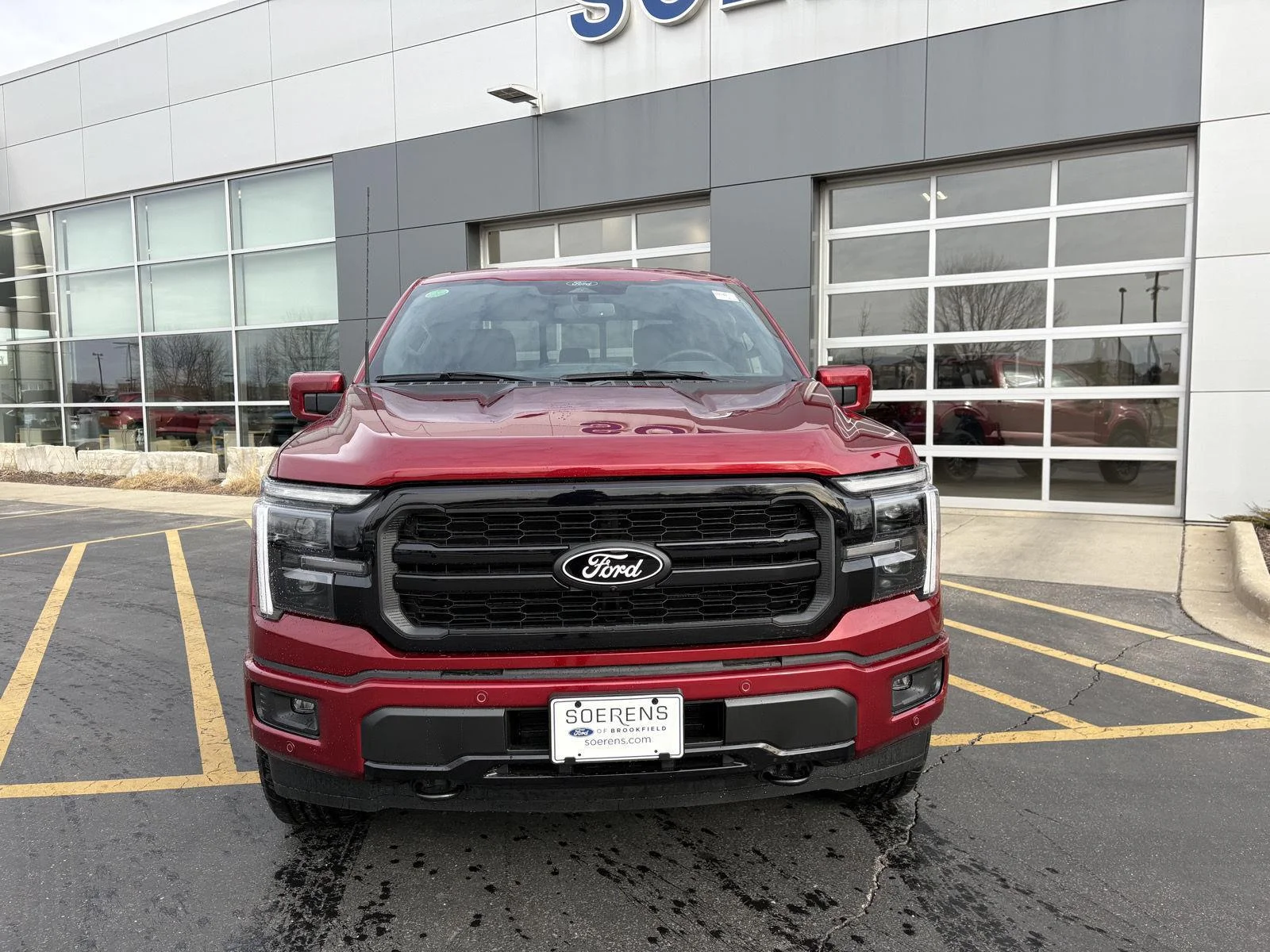 New 2026 Ruby Red Metallic Tinted Clearcoat Ford LARIAT image 2