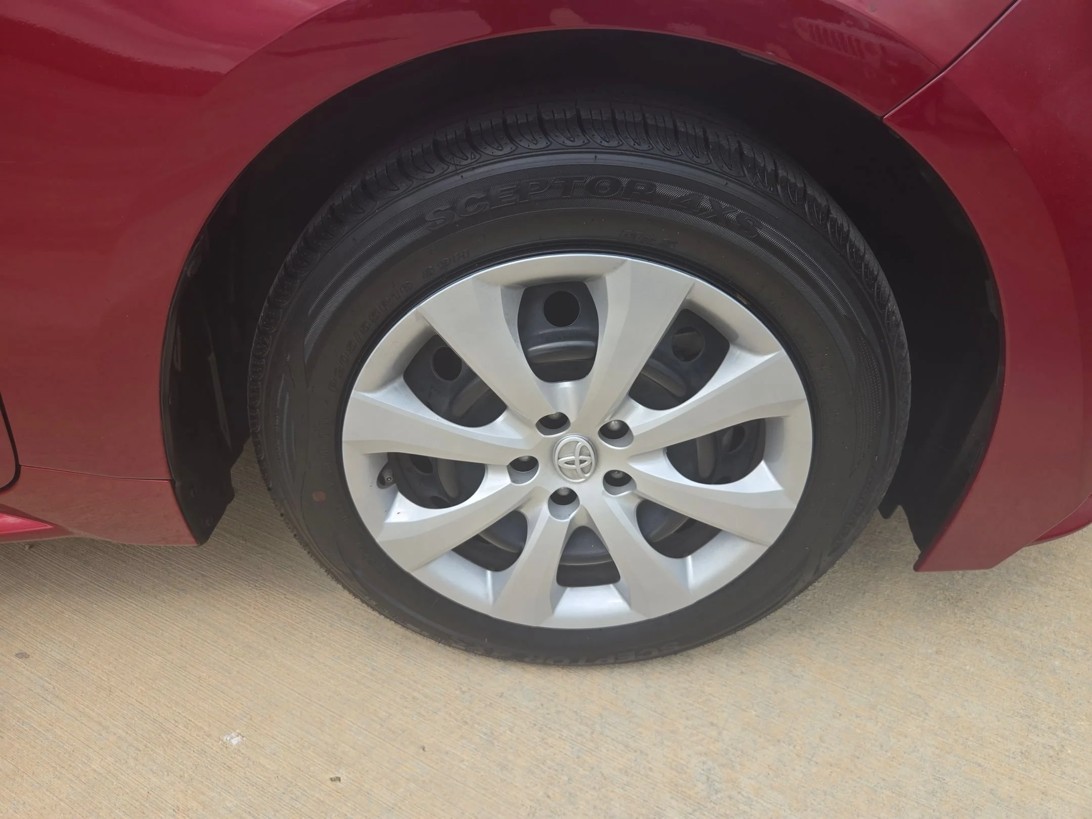 Used 2024 Red Toyota LE image 27