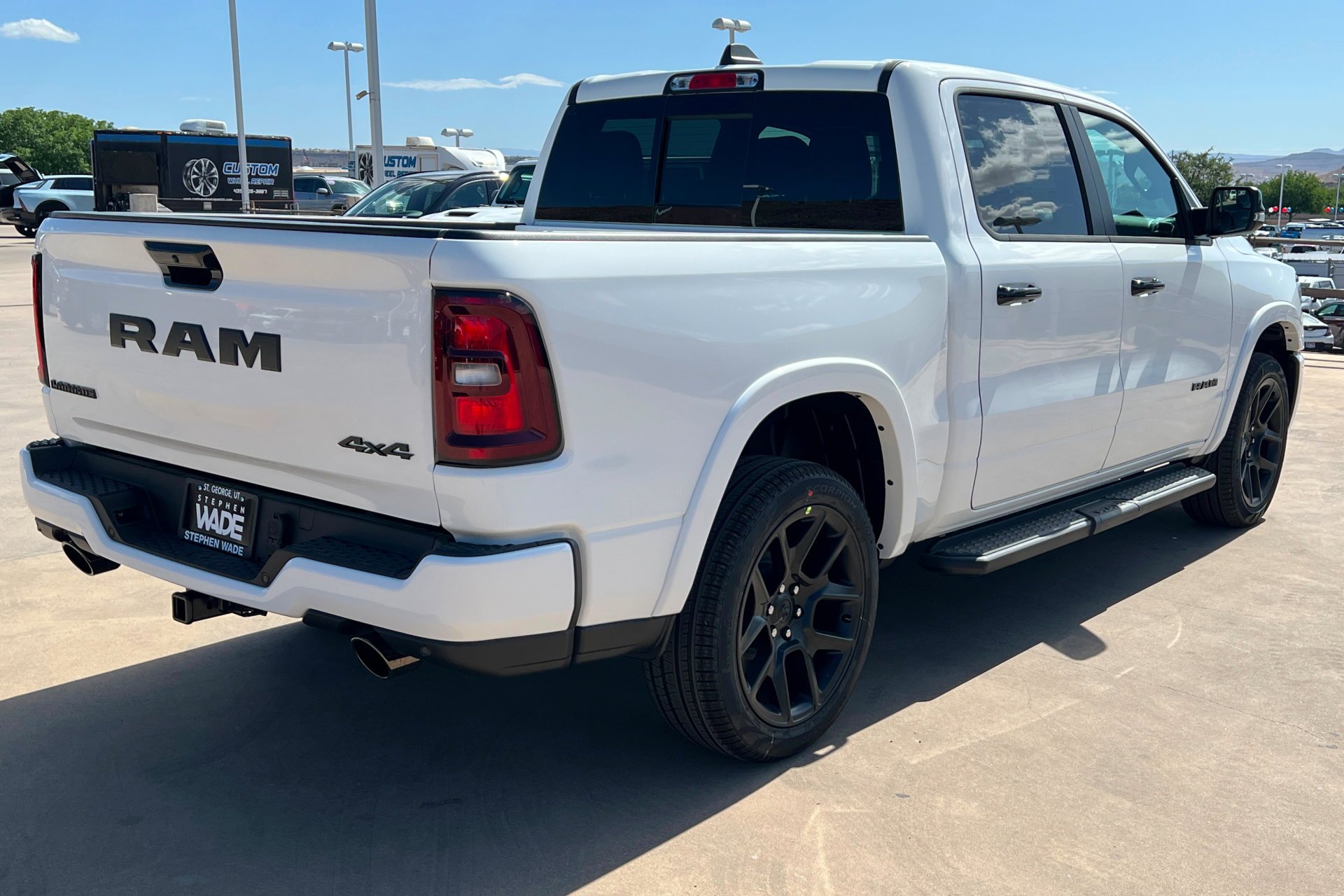 New 2026 Bright White Clear-Coat Exterior Paint RAM Laramie image 6