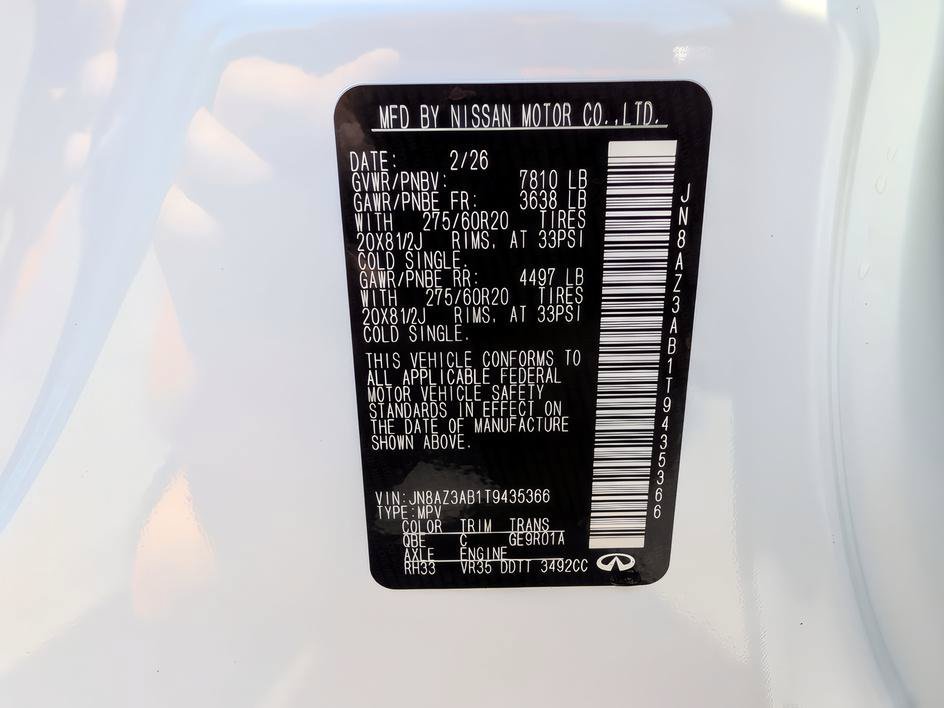 Used 2026 Radiant White INFINITI PURE image 25