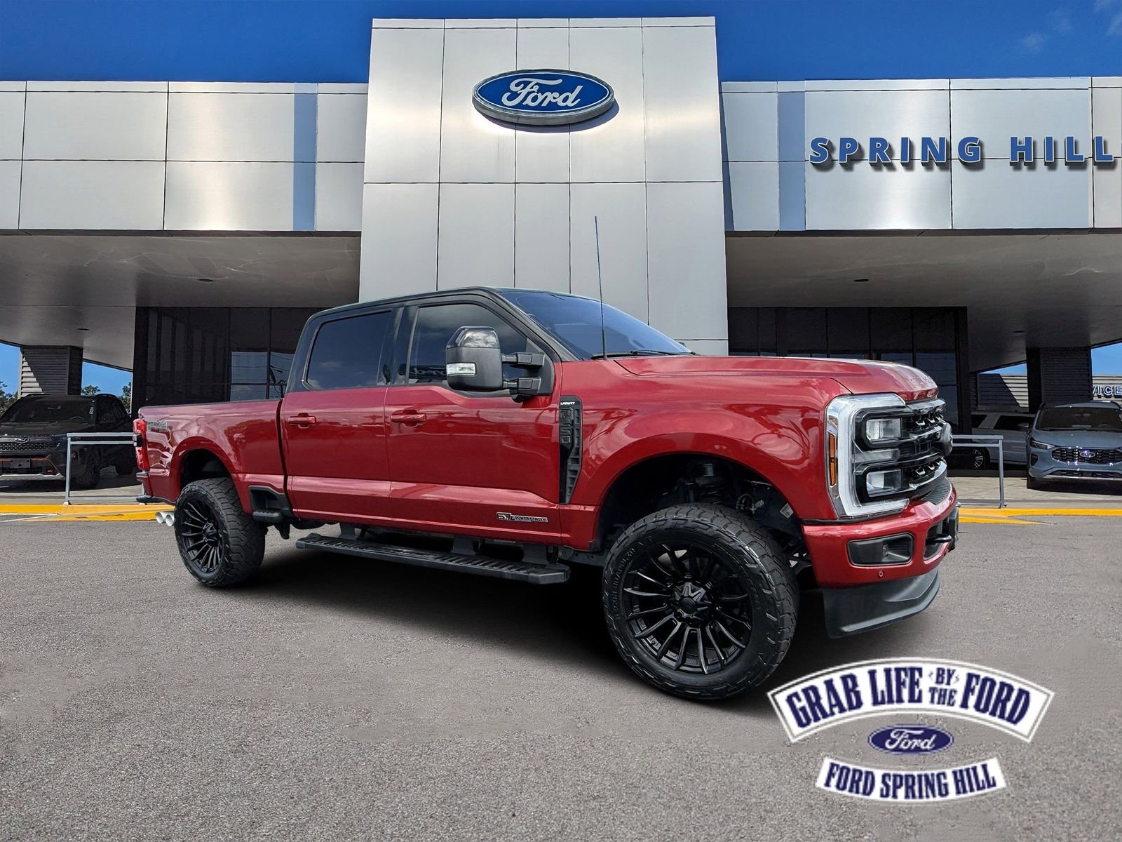 Used 2024 Red Metallic Ford Lariat image 1
