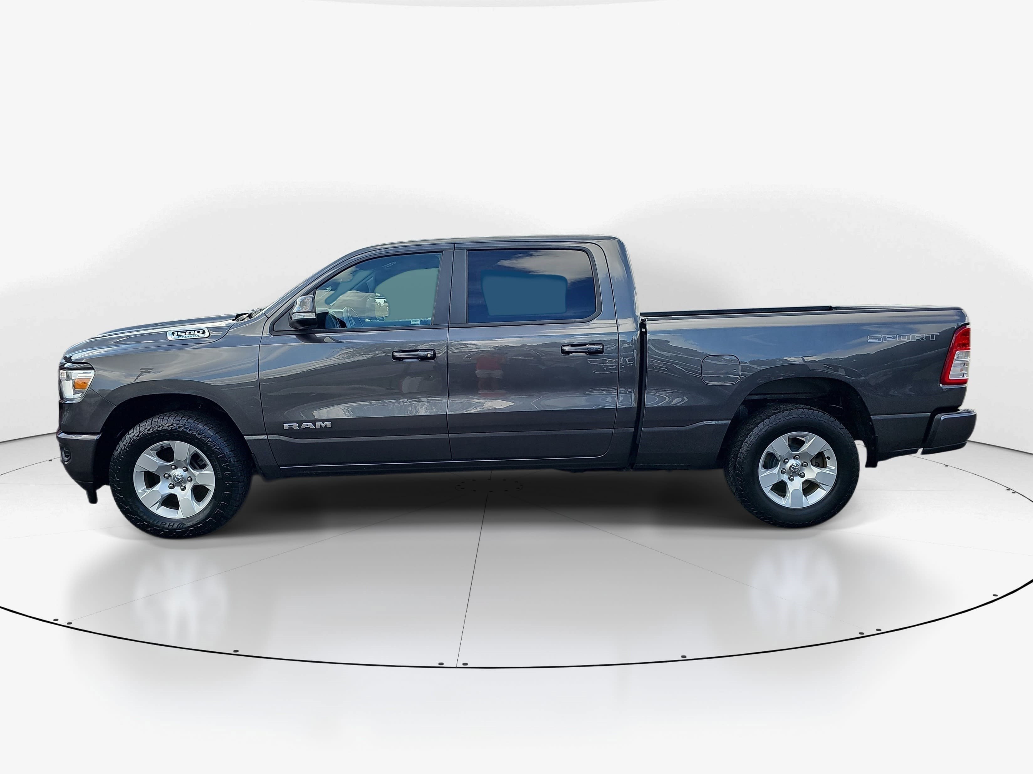 Used 2022 Granite Crystal Metallic Clearcoat Ram Big Horn image 6