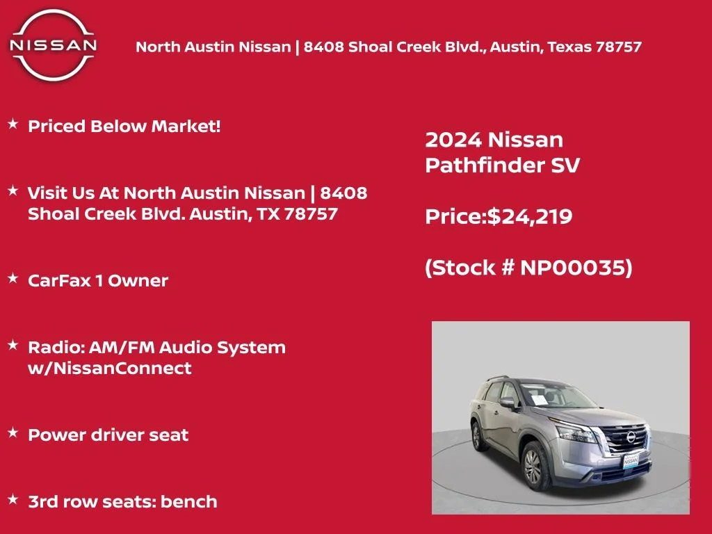 Certified Used 2024 Gray Nissan SV image 12