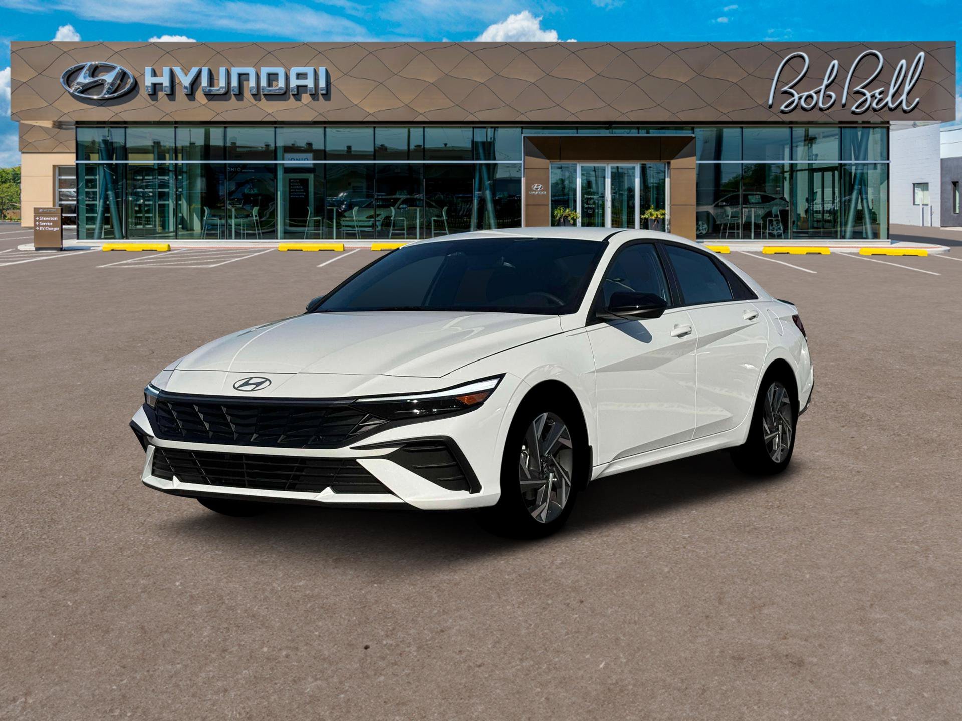 Used 2025 White Hyundai SEL Sport image 1