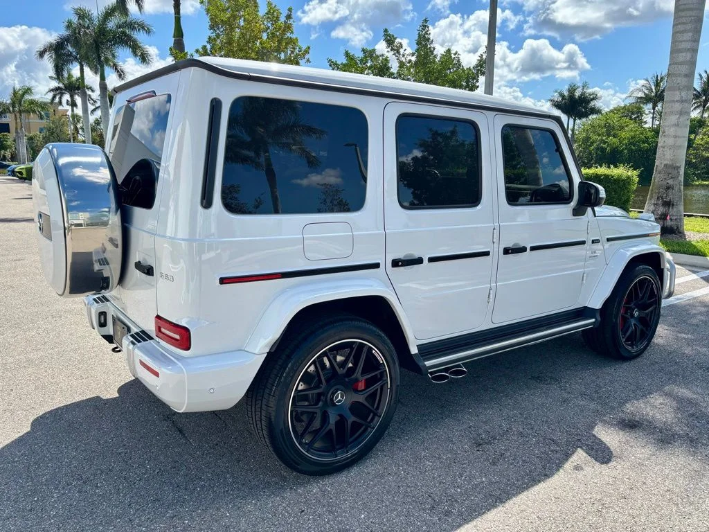 Used 2021 designo Moonlight White Metallic Mercedes-Benz G 63 AMG® image 6