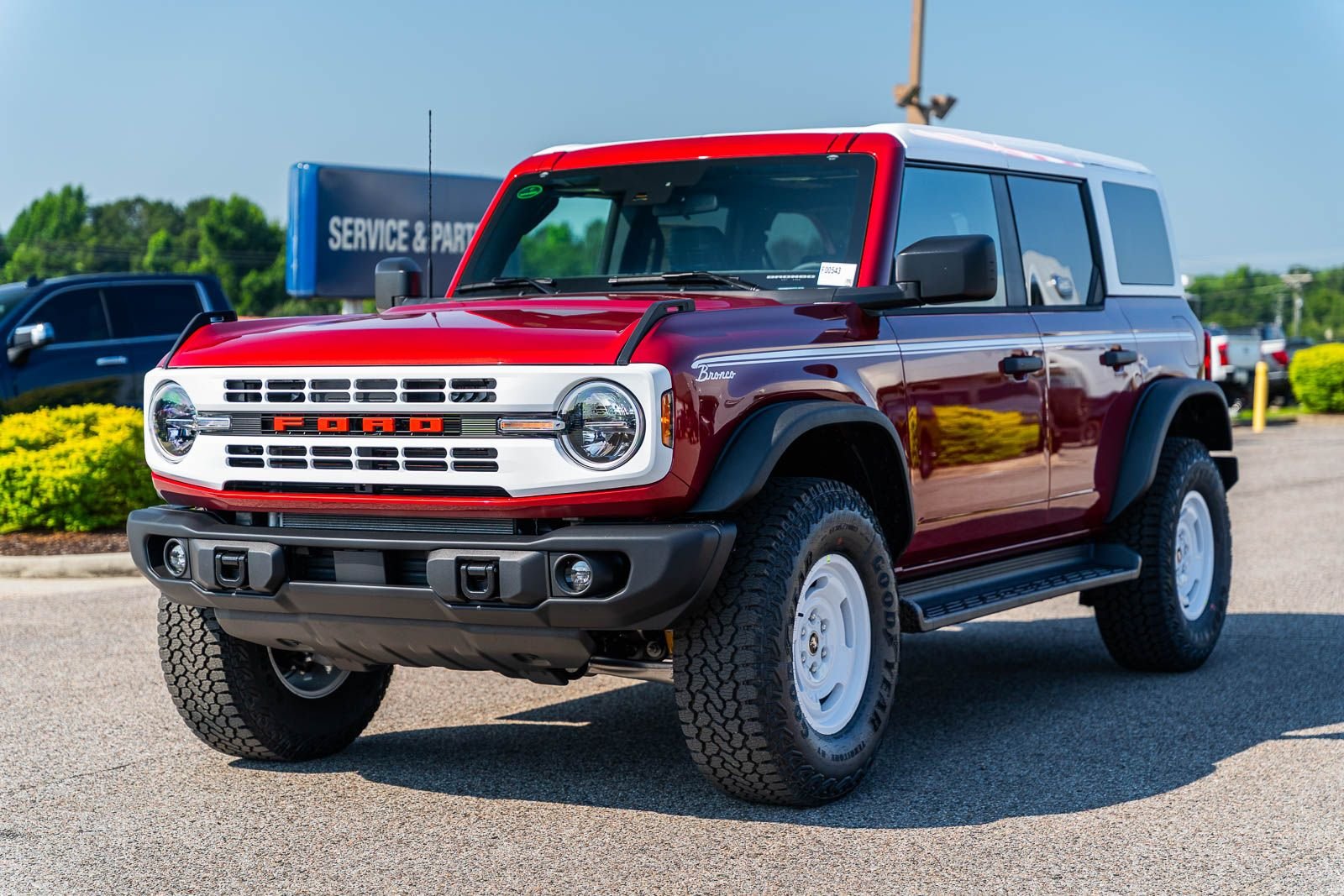 New 2026 Ruby Red Metallic Tinted Clearcoat Ford Heritage Edition image 3
