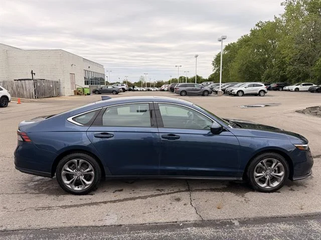 Certified Used 2024 Canyon River Blue Metallic Honda EX image 2