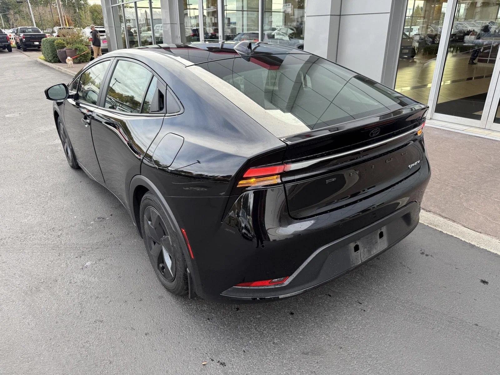 Used 2025 Midnight Black Metallic Toyota SE image 3