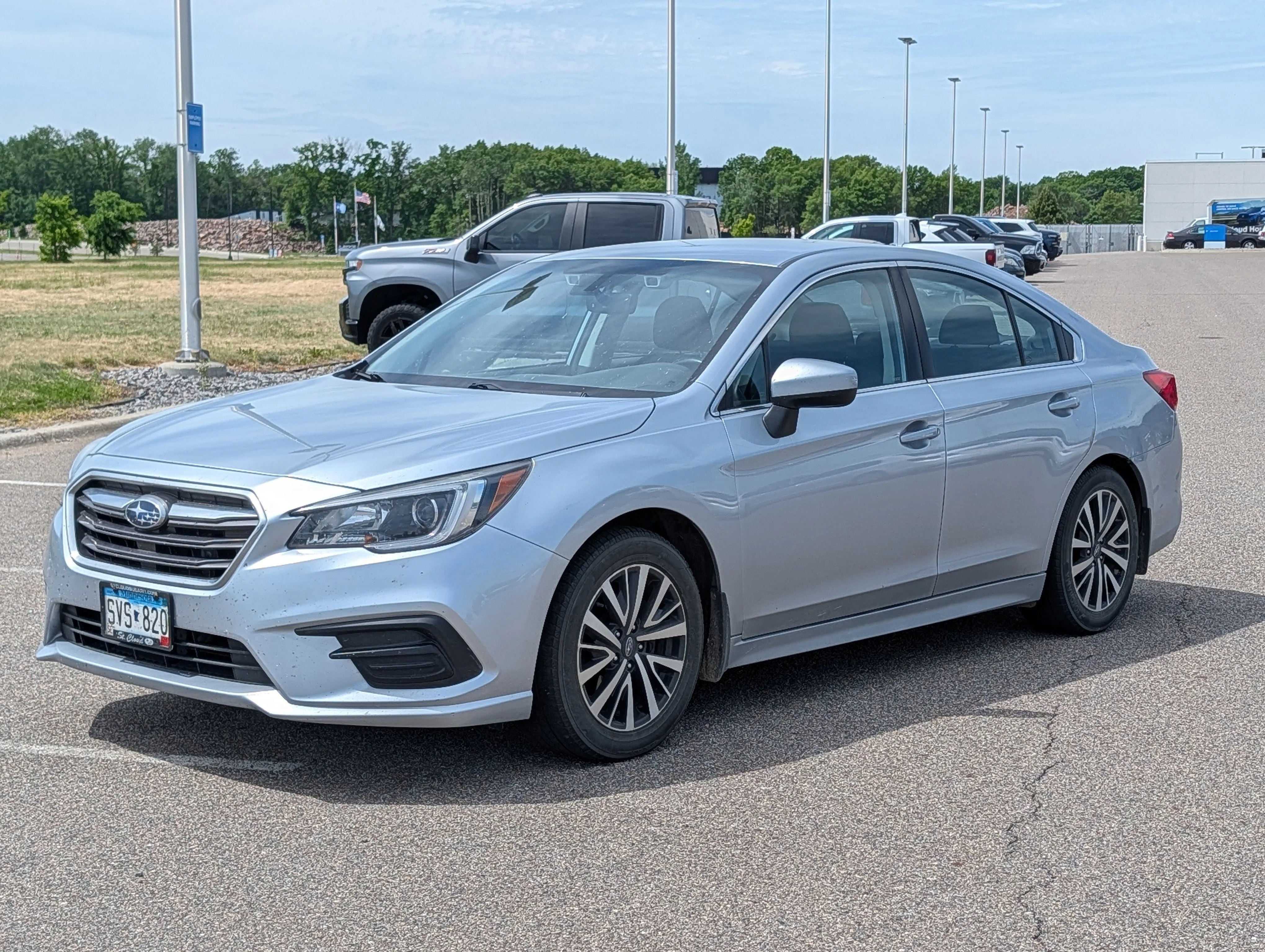 Used 2019 Subaru Legacy Premium with VIN 4S3BNAF67K3005726 for sale in Waite Park, Minnesota
