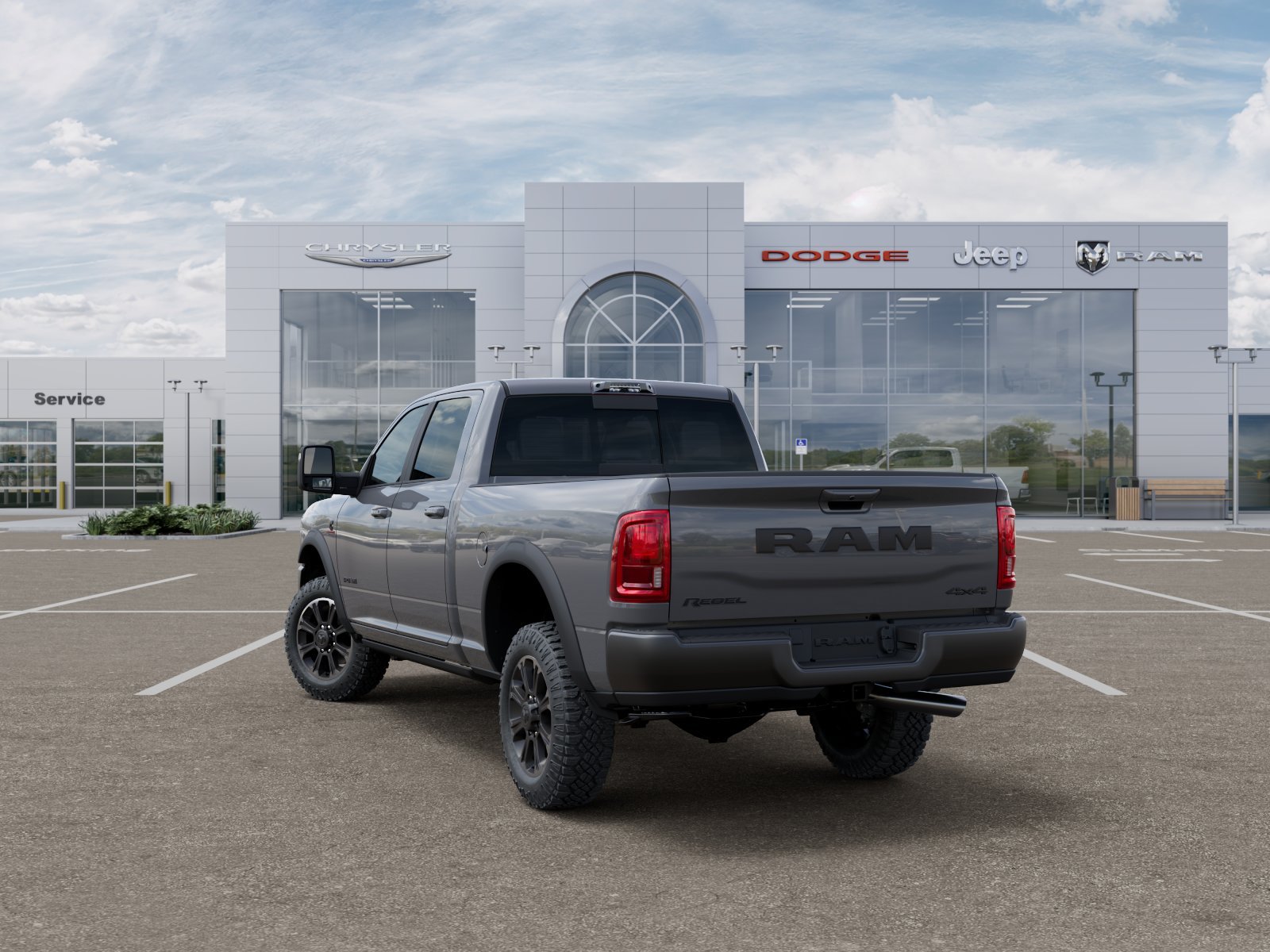 New 2026 Ceramic Gray Clear-Coat Exterior Paint RAM Rebel image 37