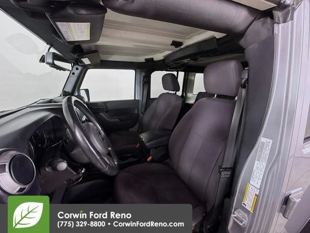 Used 2014 Billet Clearcoat Metallic Jeep Unlimited Sport image 18