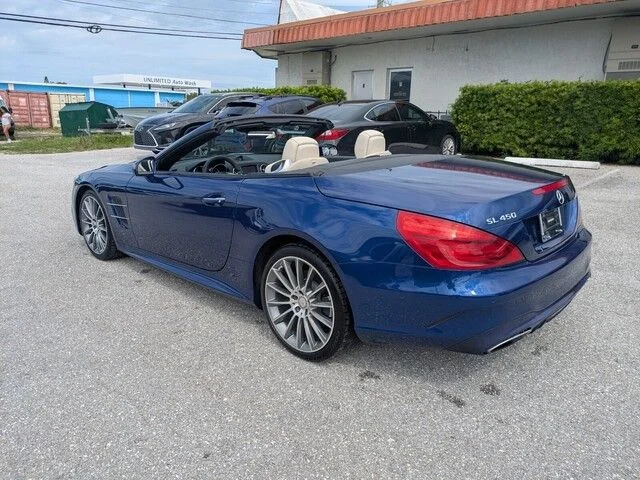 Used 2017 Blue Mercedes-Benz SL 450 image 5