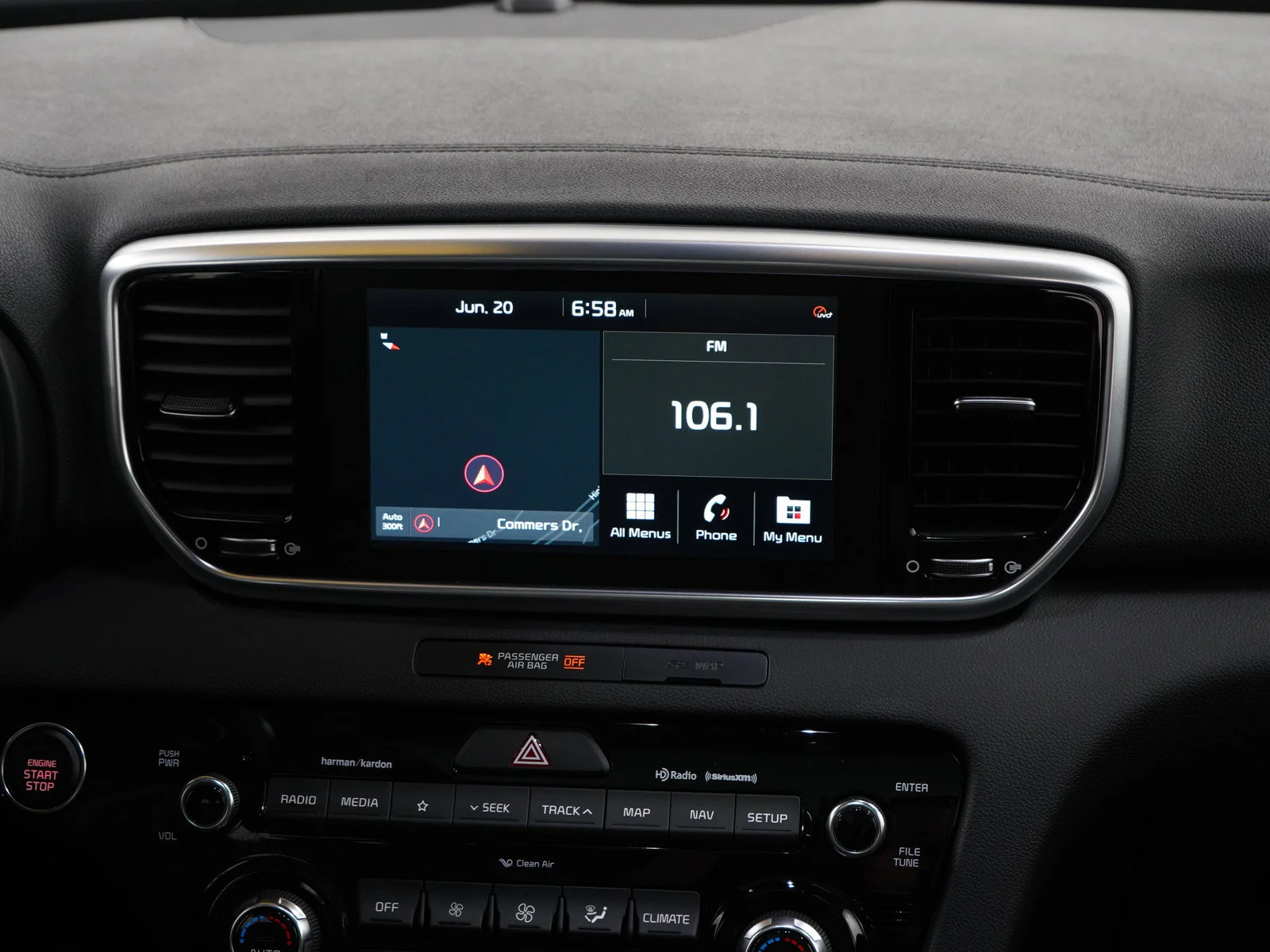 Used 2022 Steel Gray Kia EX AWD Technology Package image 16