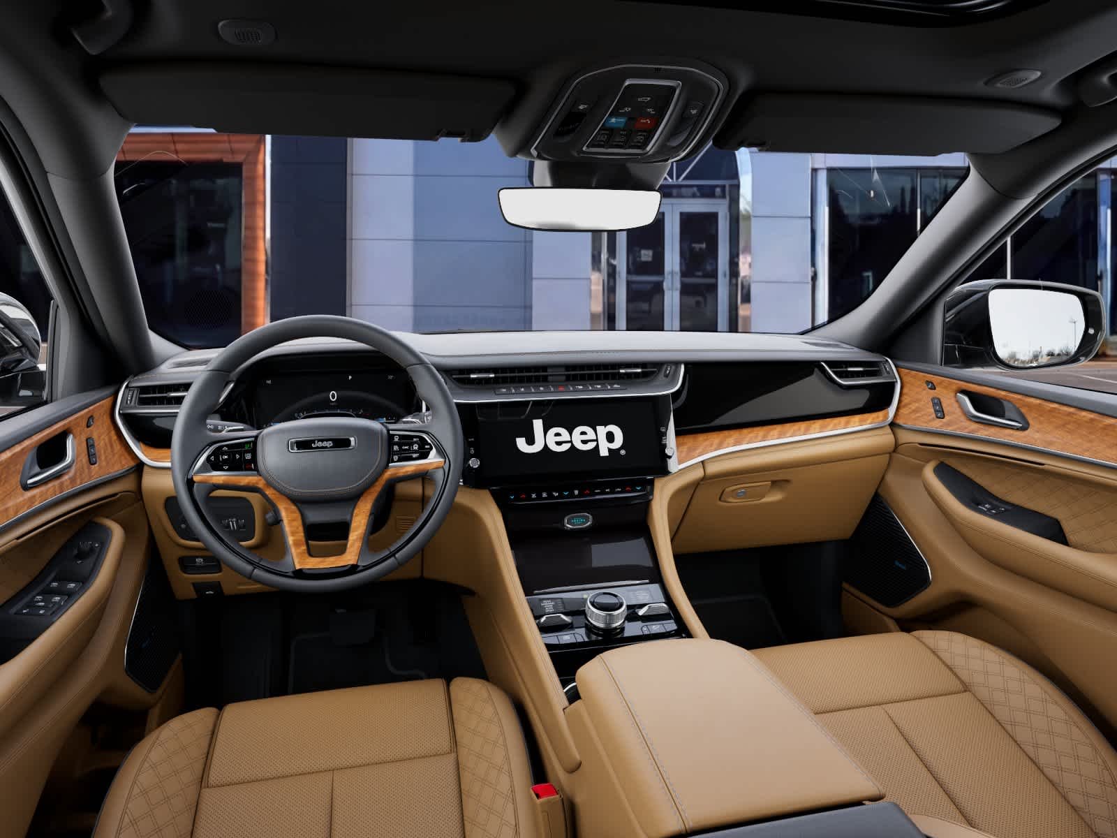 New 2026 Diamond Black Crystal Pearlcoat Jeep Summit image 14