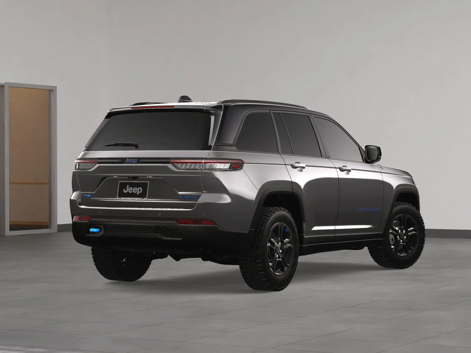 New 2024 Baltic Gray Metallic Clear-Coat Exterior Paint Jeep Trailhawk 4xe image 35