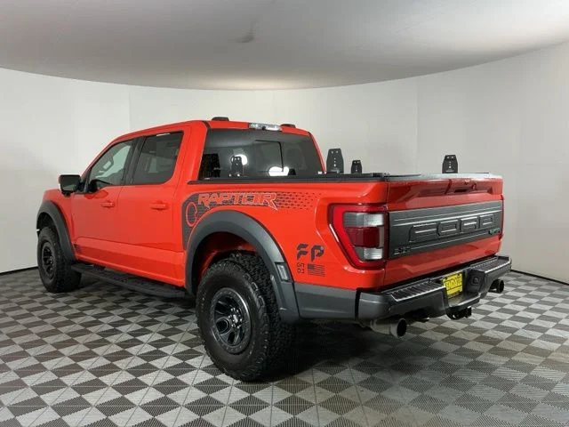 Used 2021 Orange Ford Raptor image 6