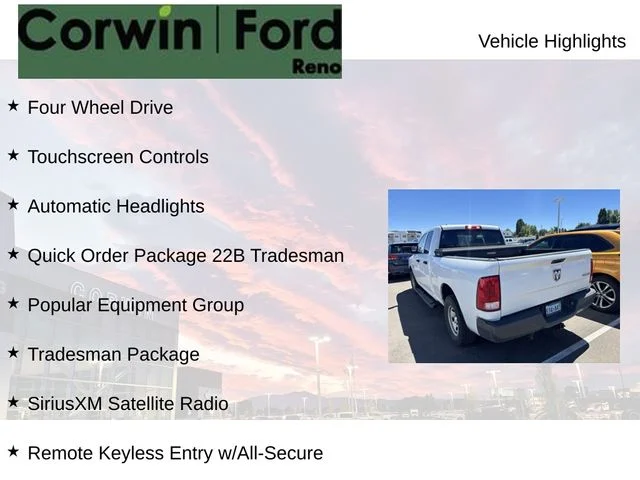 Certified Used 2017 Bright White Clearcoat Ram Tradesman image 7
