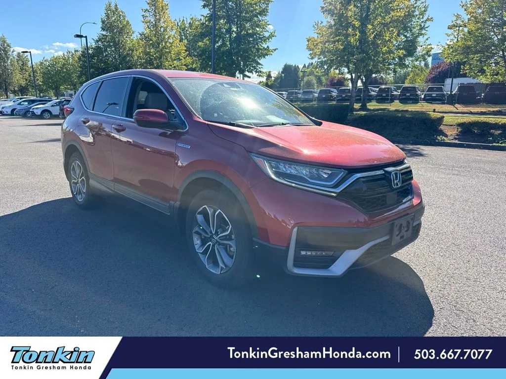 Used 2021 Radiant Red Metallic Honda EX-L image 1