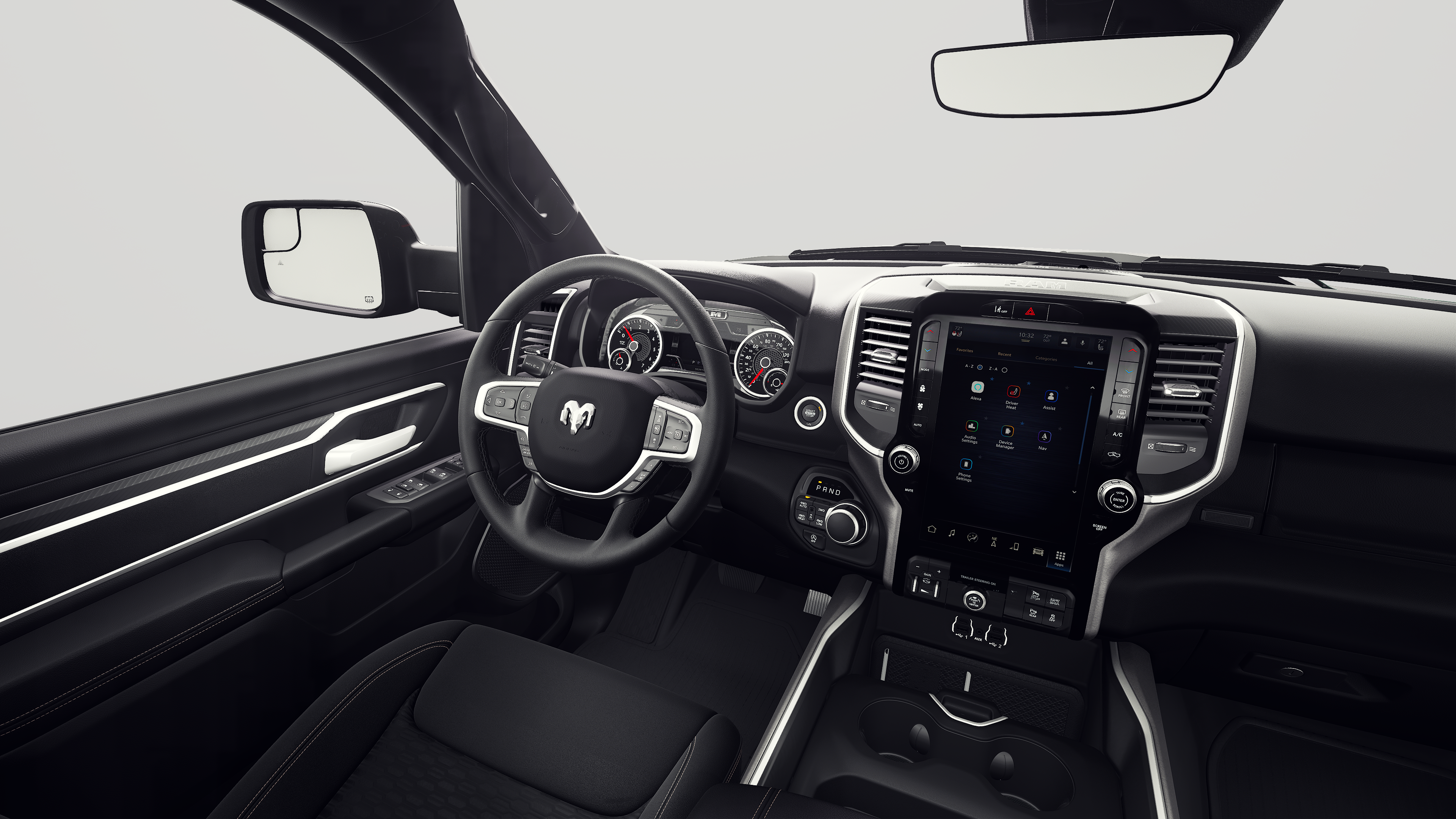 New 2027 Diamond Black Crystal Pearl-Coat Exterior Paint RAM Big Horn/Lone Star image 20