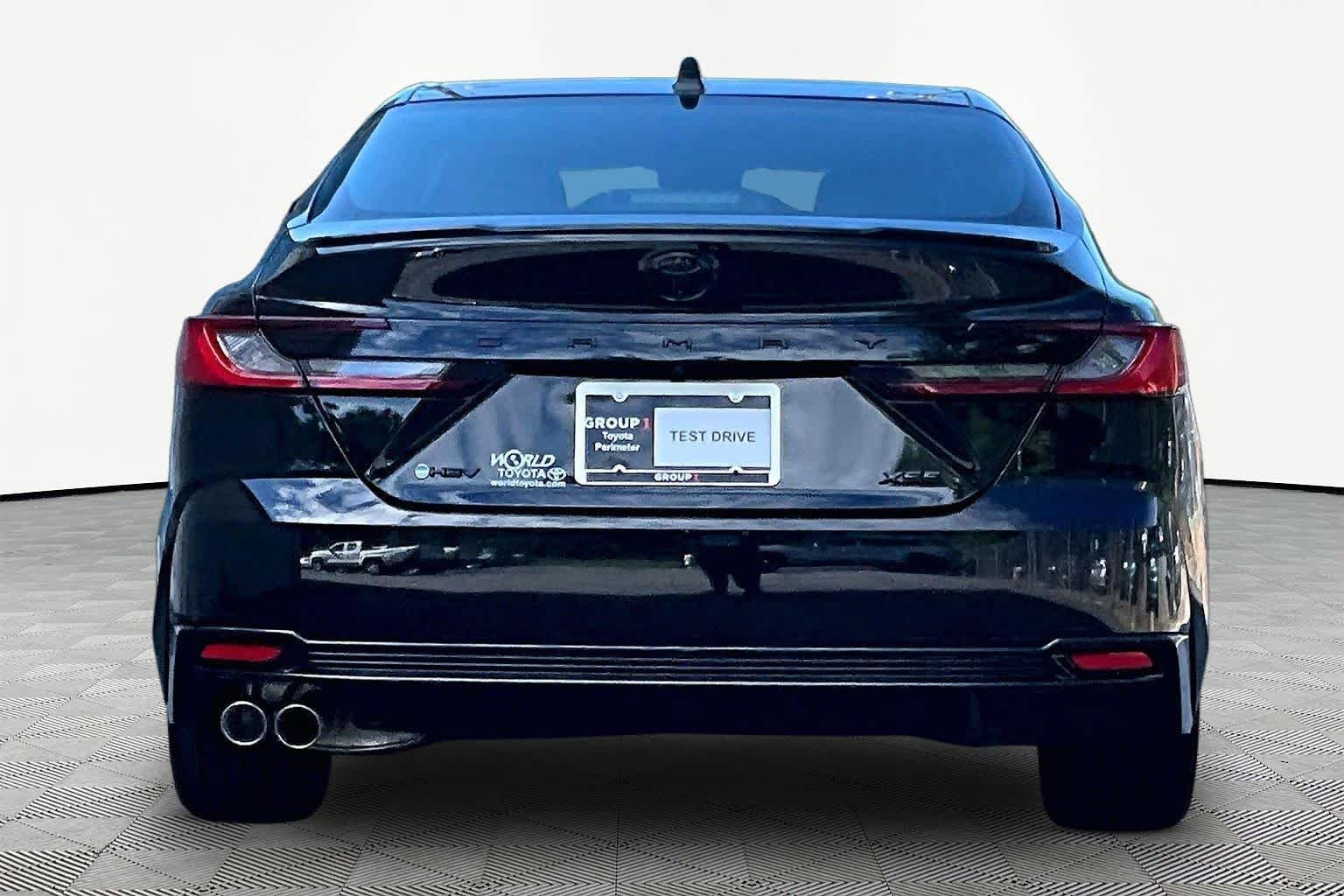 Used 2025 Midnight Black Metallic Toyota XSE image 5