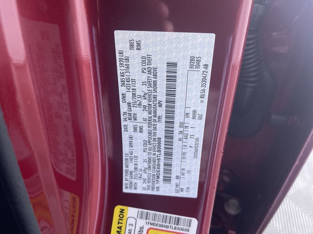 New 2026 Ruby Red Metallic Tinted Clearcoat Ford Outer Banks image 12