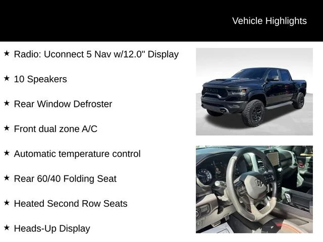 Used 2022 Black Ram TRX Crew Cab 4x4 5