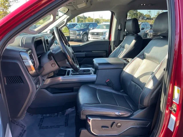 Used 2023 Rapid Red Metallic Tinted Clearcoat Ford Lariat image 26