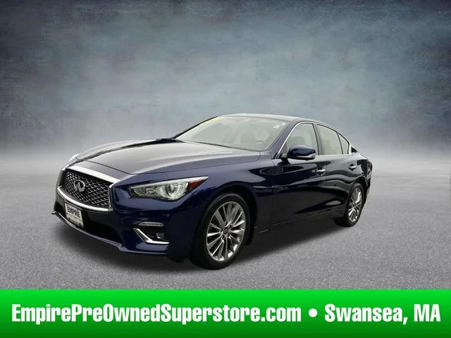 Used 2023 Blue INFINITI LUXE image 1