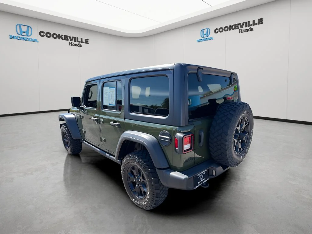 Used 2020 Sarge Green Clearcoat Jeep Unlimited Sport image 8