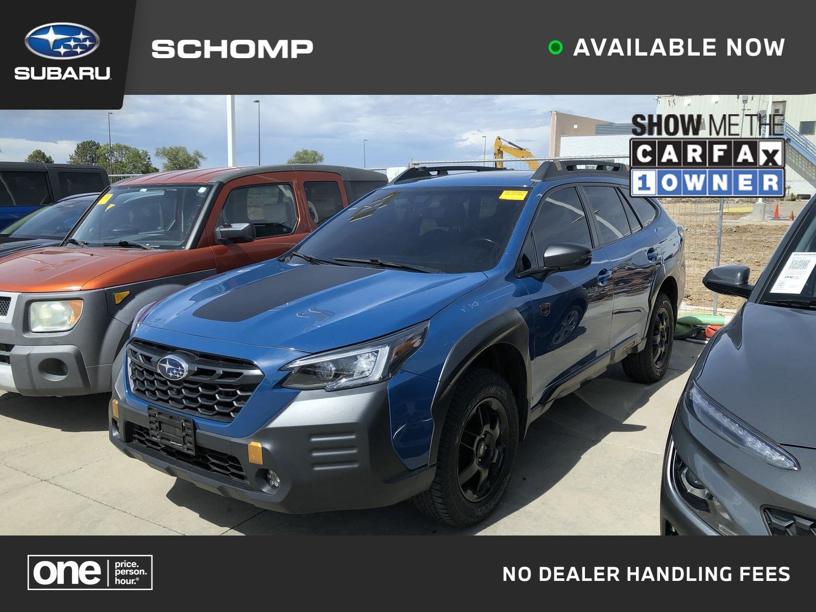 Used 2022 Geyser Blue Subaru Wilderness image 1