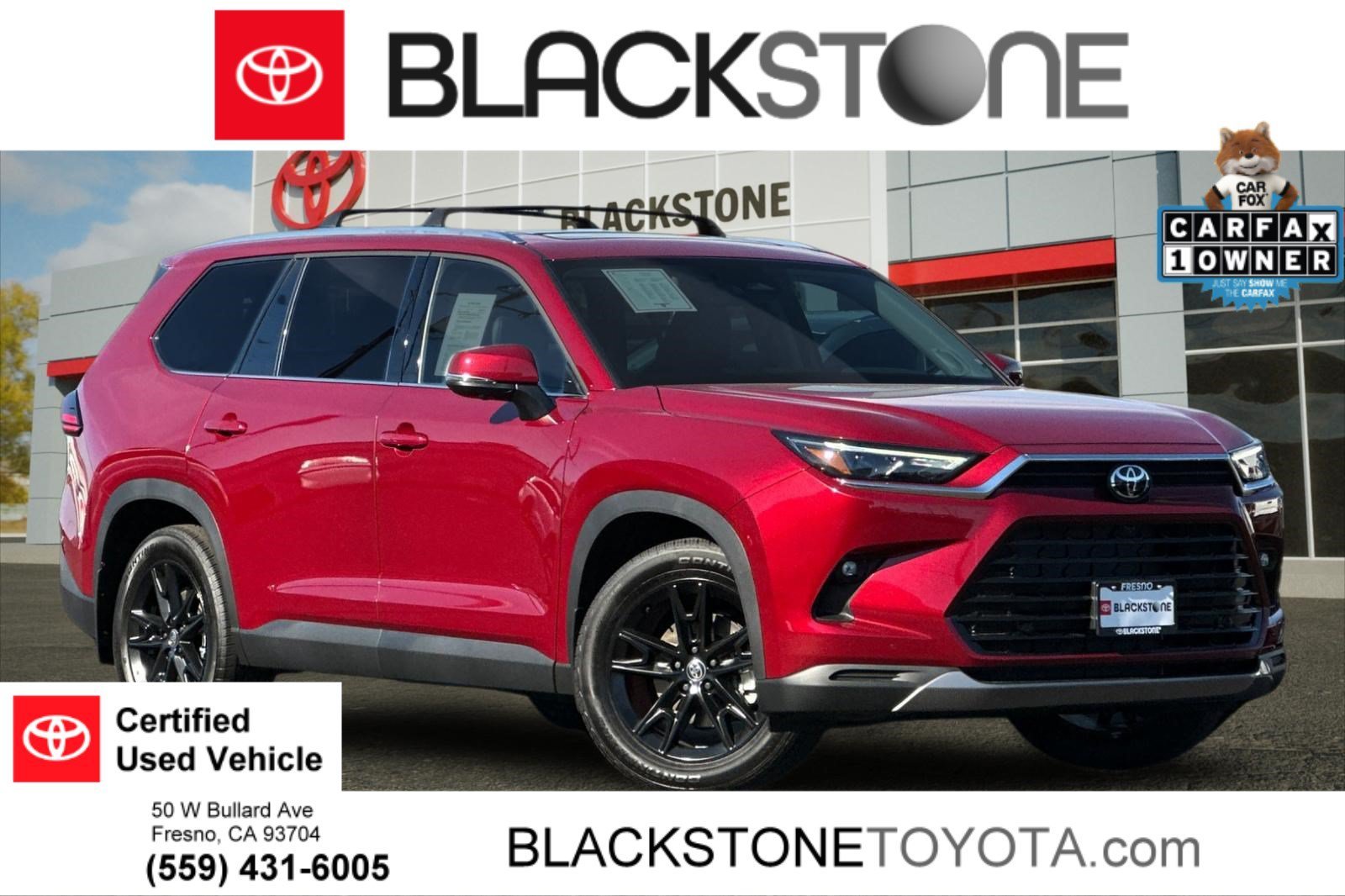 Certified Used 2026 Ruby Flare Pearl Toyota Limited image 1