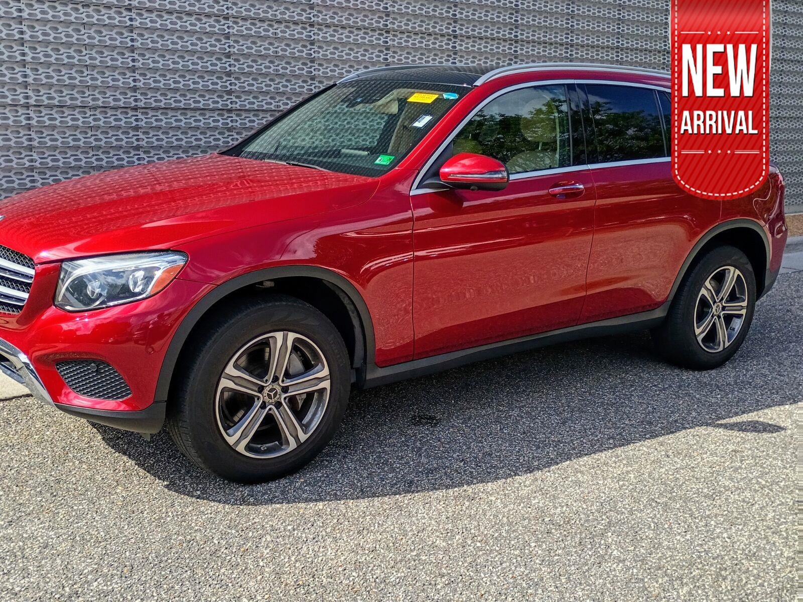 Used 2018 designo Cardinal Red Metallic Mercedes-Benz GLC 300 image 1
