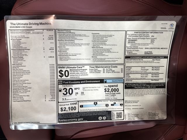 New 2026 Skyscraper Grey Metallic BMW 230i image 25