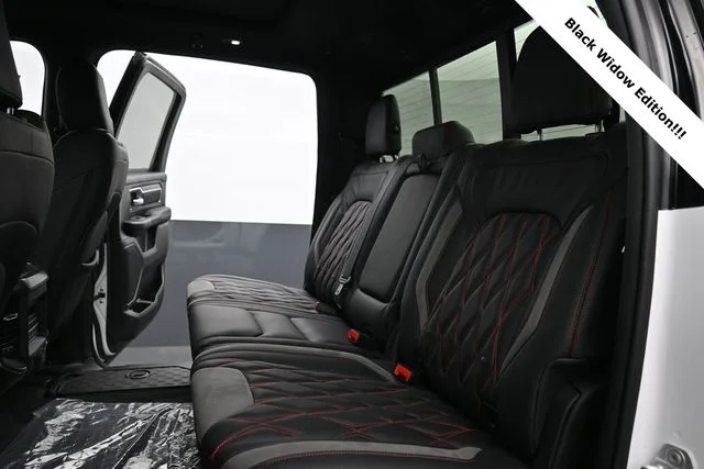 New 2026 Bright White Clear-Coat Exterior Paint RAM BLACK WIDOW EDITION image 15
