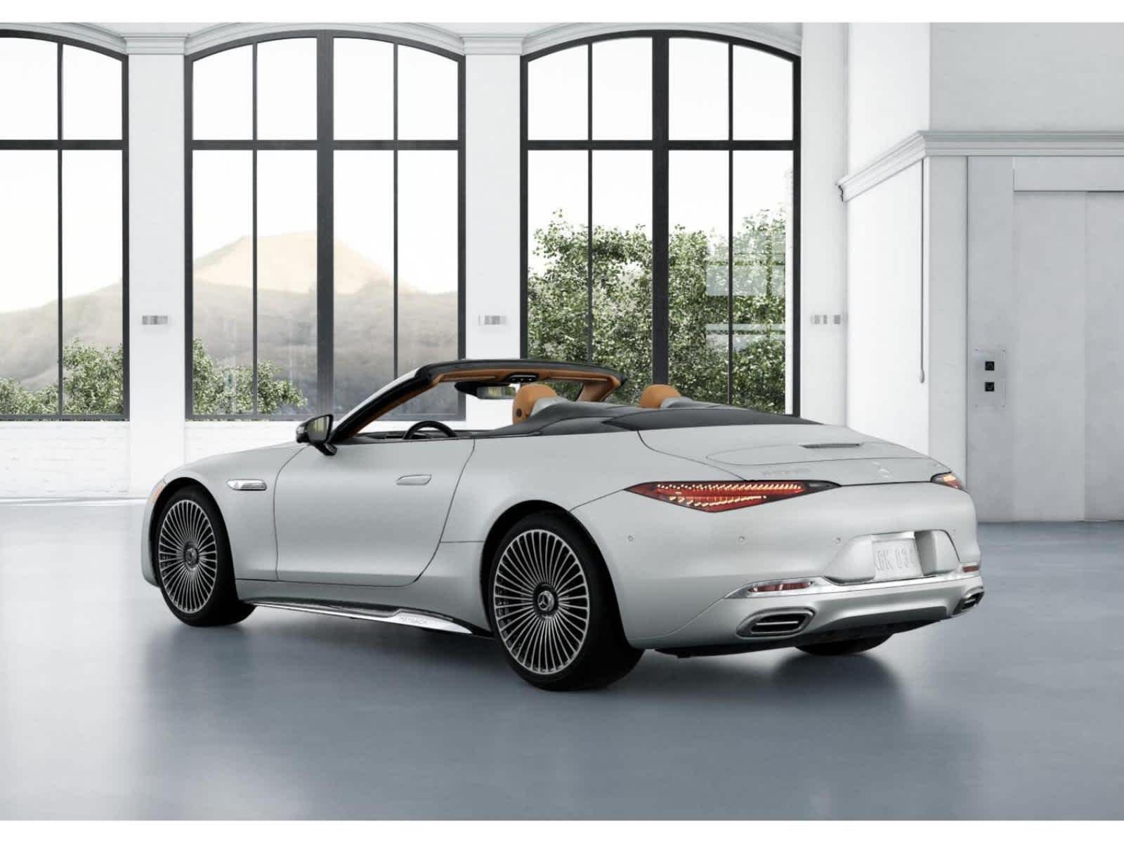 New 2027 MANUFAKTUR Moonlight White Magno Mercedes-Benz Maybach SL 680 Monogram Series image 28