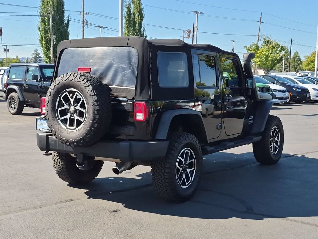 Used 2015 Black Clearcoat Jeep Unlimited Sport image 6