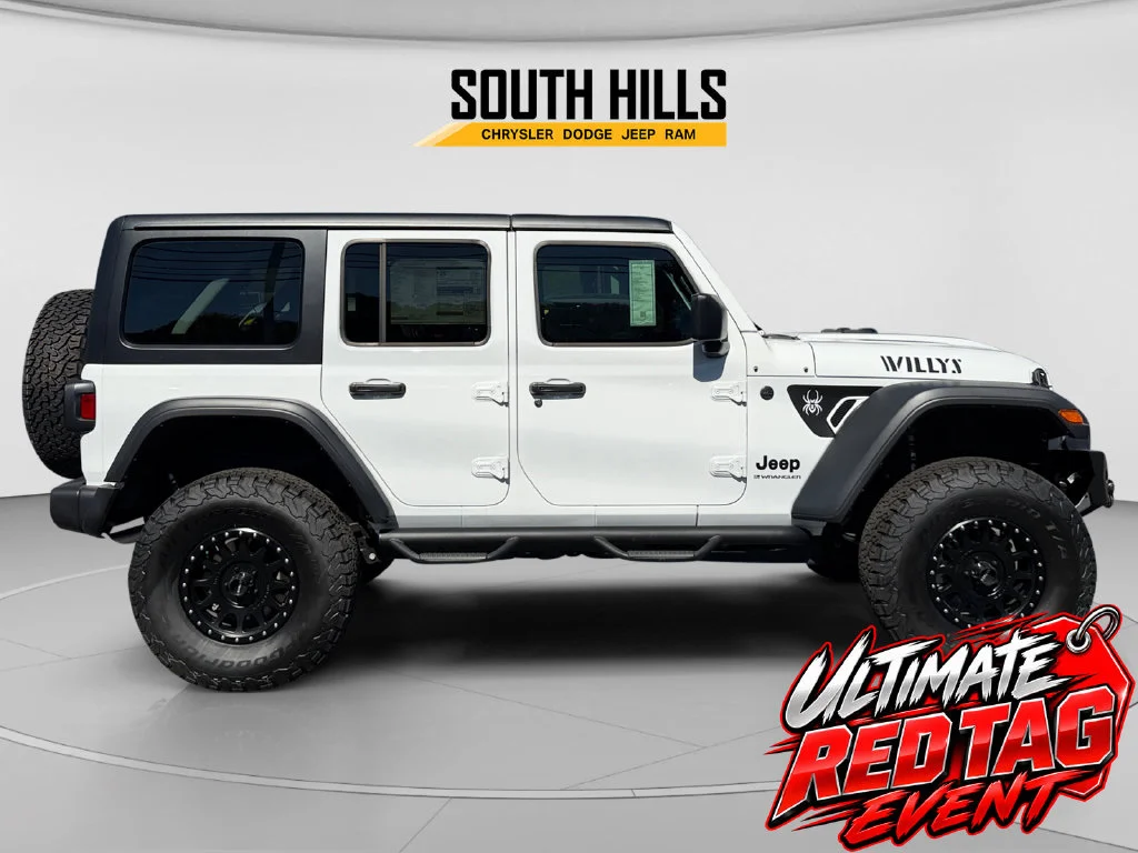 New 2026 Bright White Clear-Coat Exterior Paint Jeep Black Widow image 6