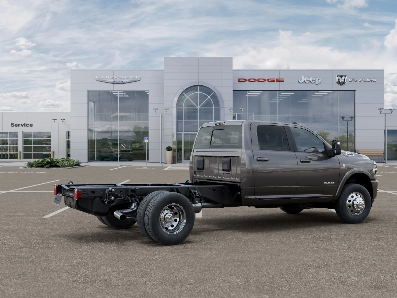 New 2026 Granite Crystal Metallic Clear-Coat Exterior Paint RAM Laramie image 60
