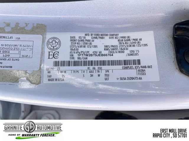Used 2018 White Ford XLT image 15
