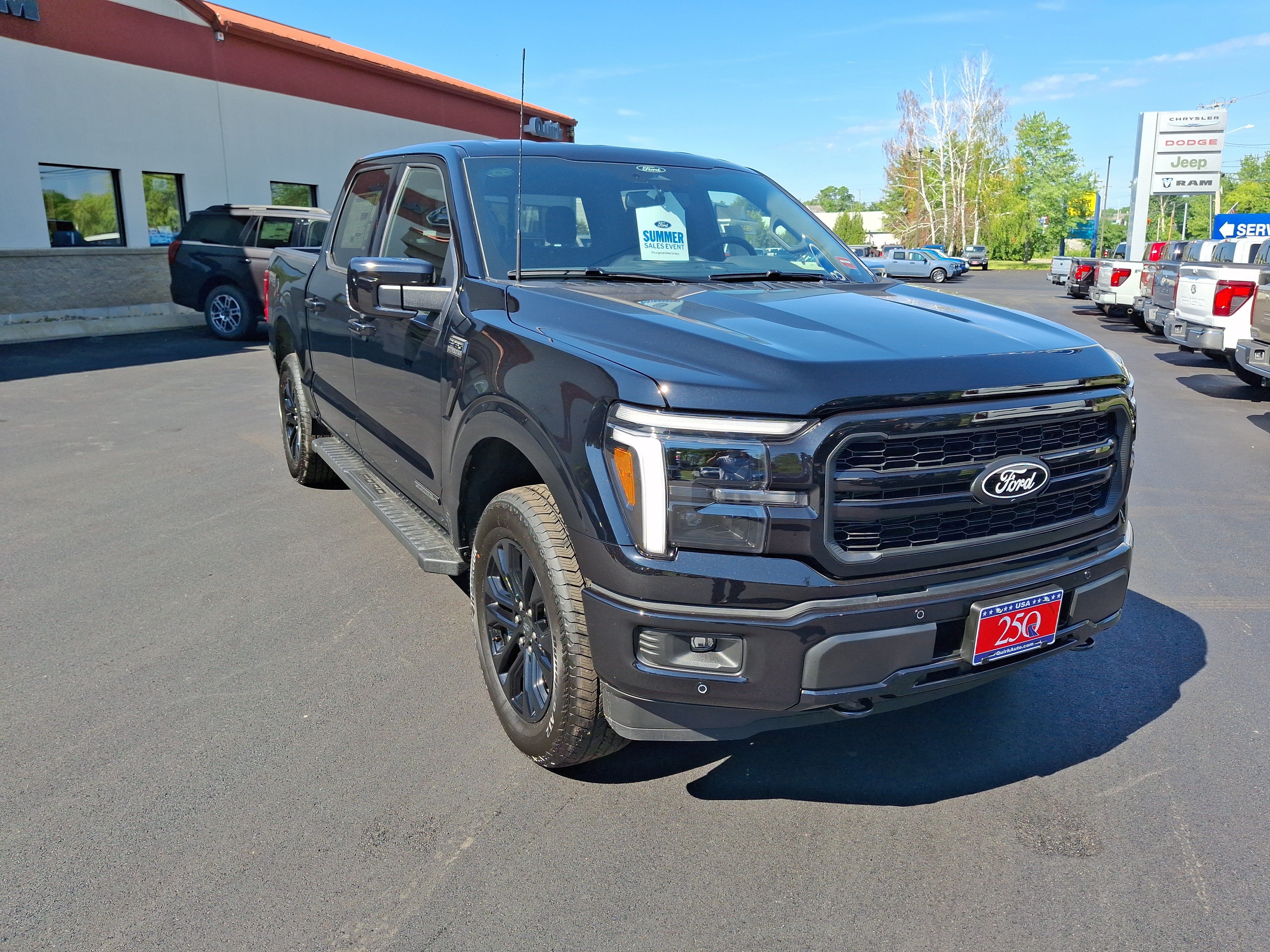 New 2026 Agate Black Metallic Ford Lariat® image 2
