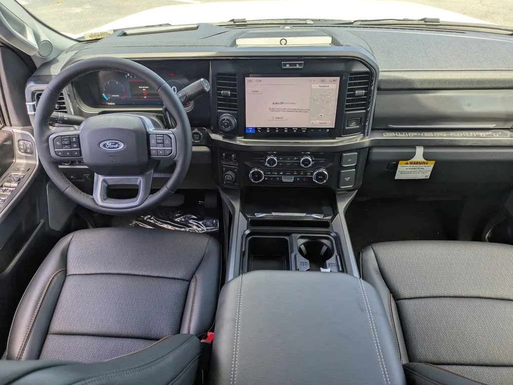 New 2026 Star White Metallic Tri-Coat Ford Lariat image 16