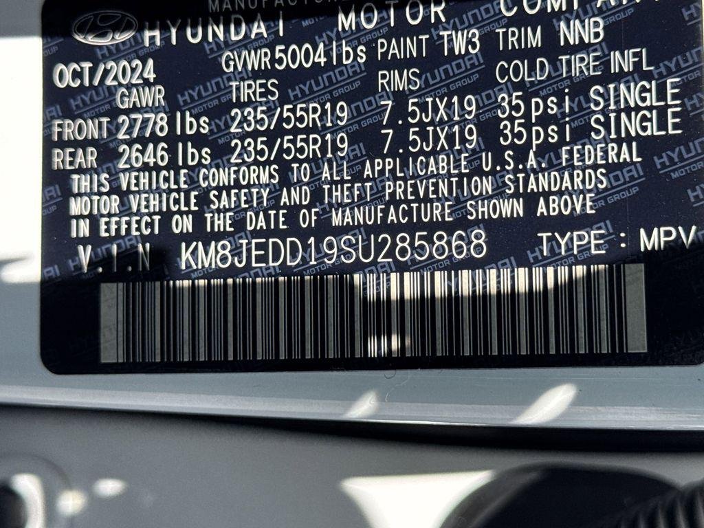 New 2025 White Hyundai Limited image 34