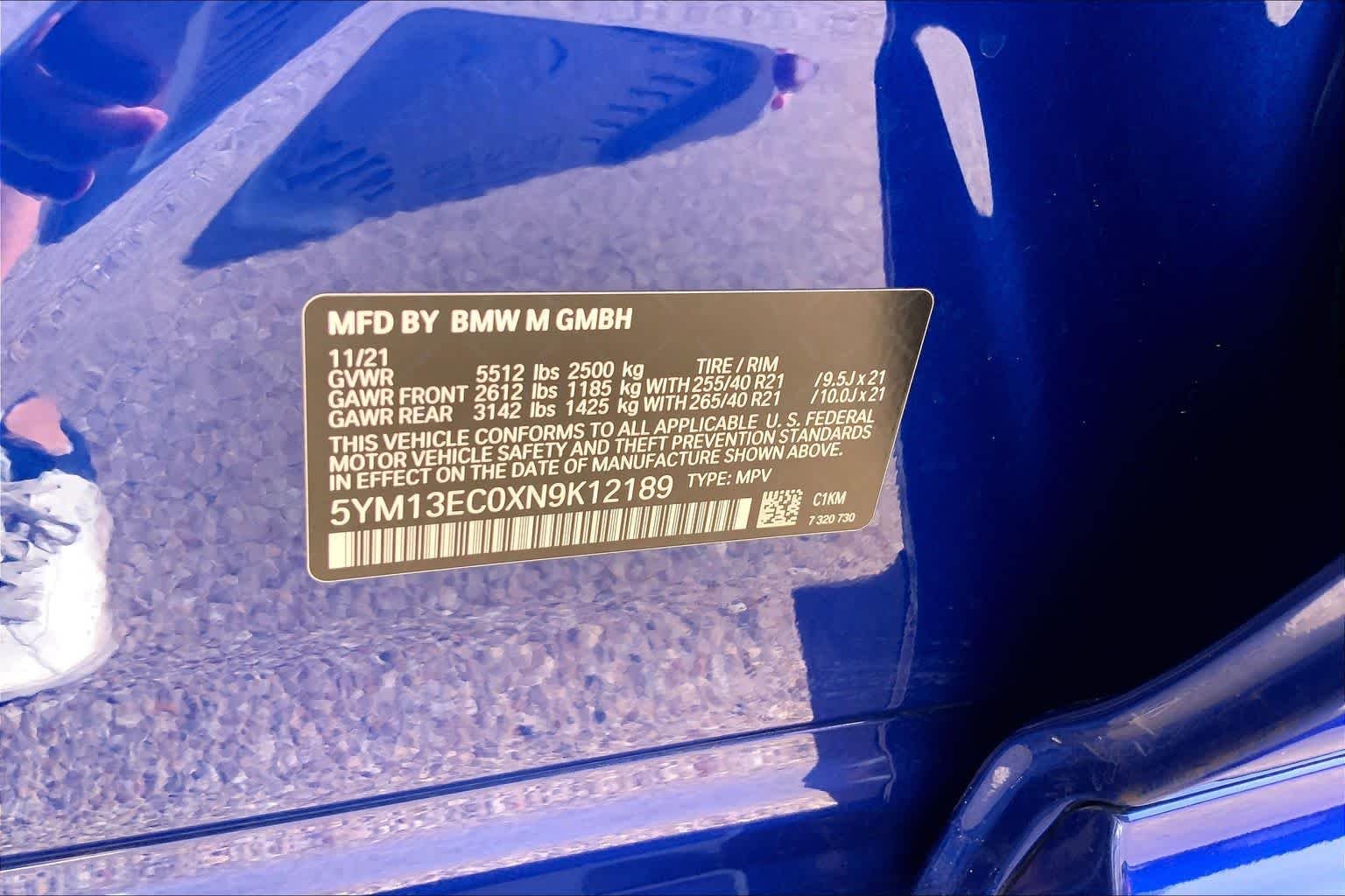 Used 2022 Marina Bay Blue Metallic BMW  image 37