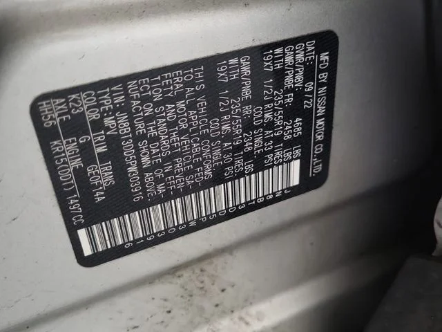 Used 2023 Brilliant Silver Metallic Nissan Platinum image 14