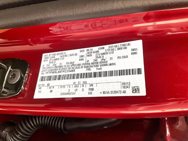 New 2026 Red Ford Lariat image 14
