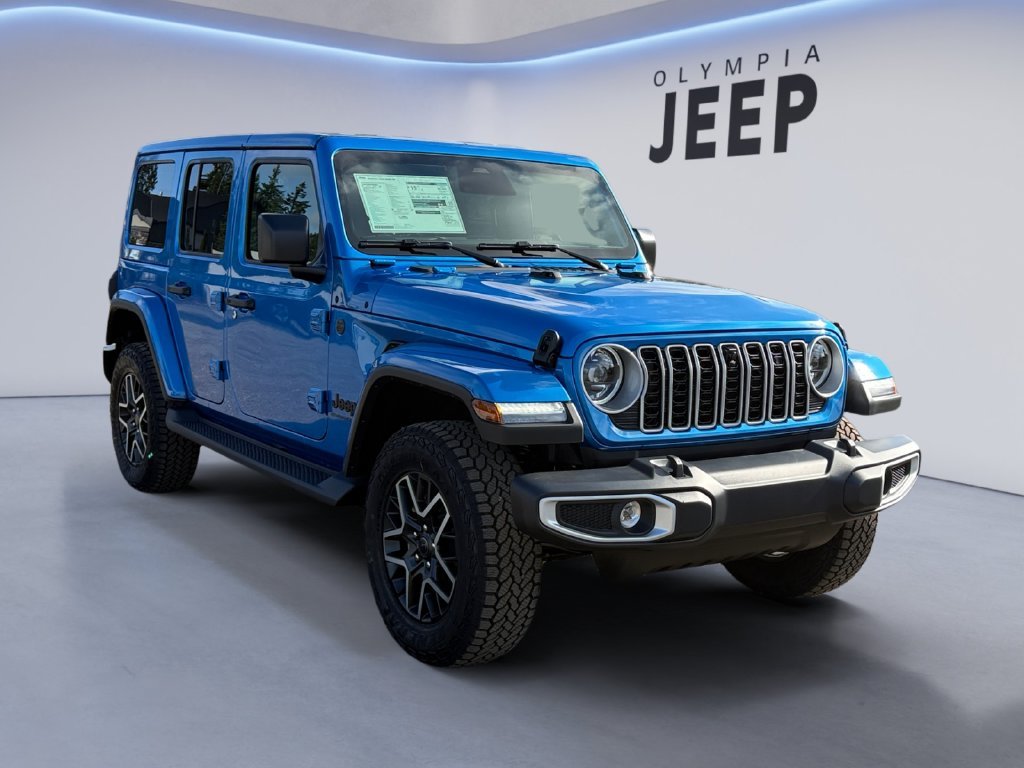 New 2027 Hydro Blue Pearl-Coat Paint Jeep Sahara image 7